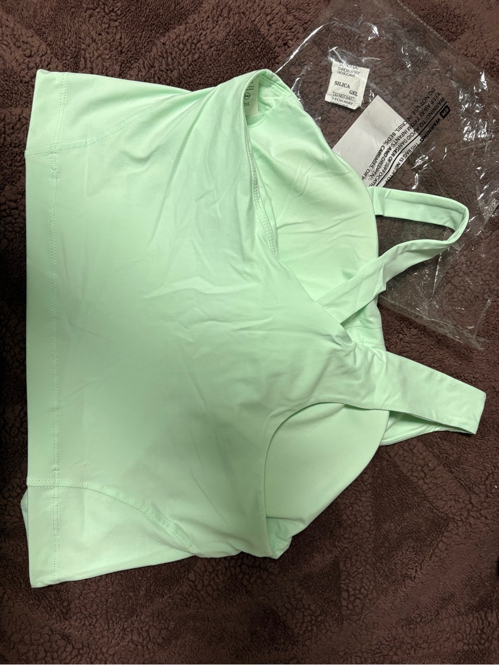 Mint Green Seamless Sports Bralette - Lightweight Support